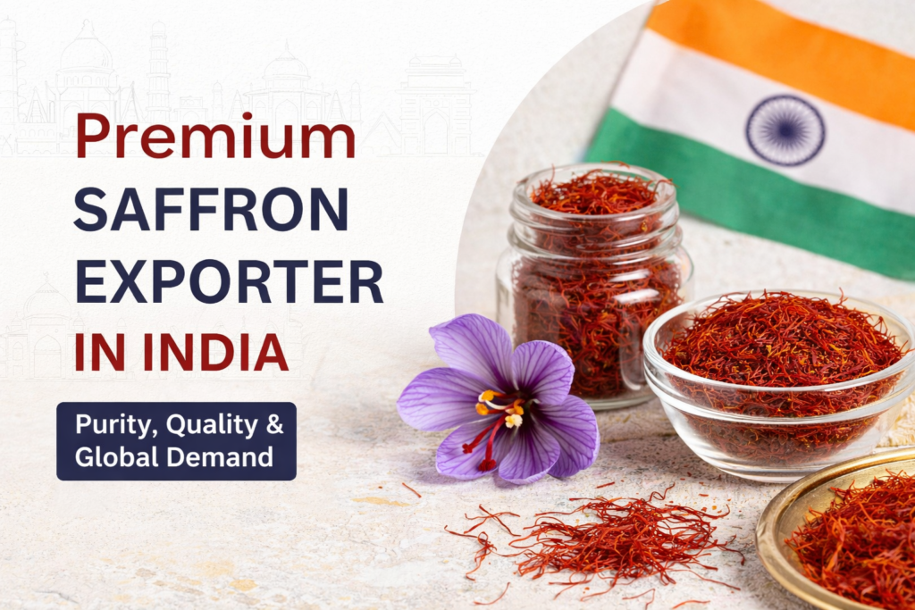 premium saffron export from india